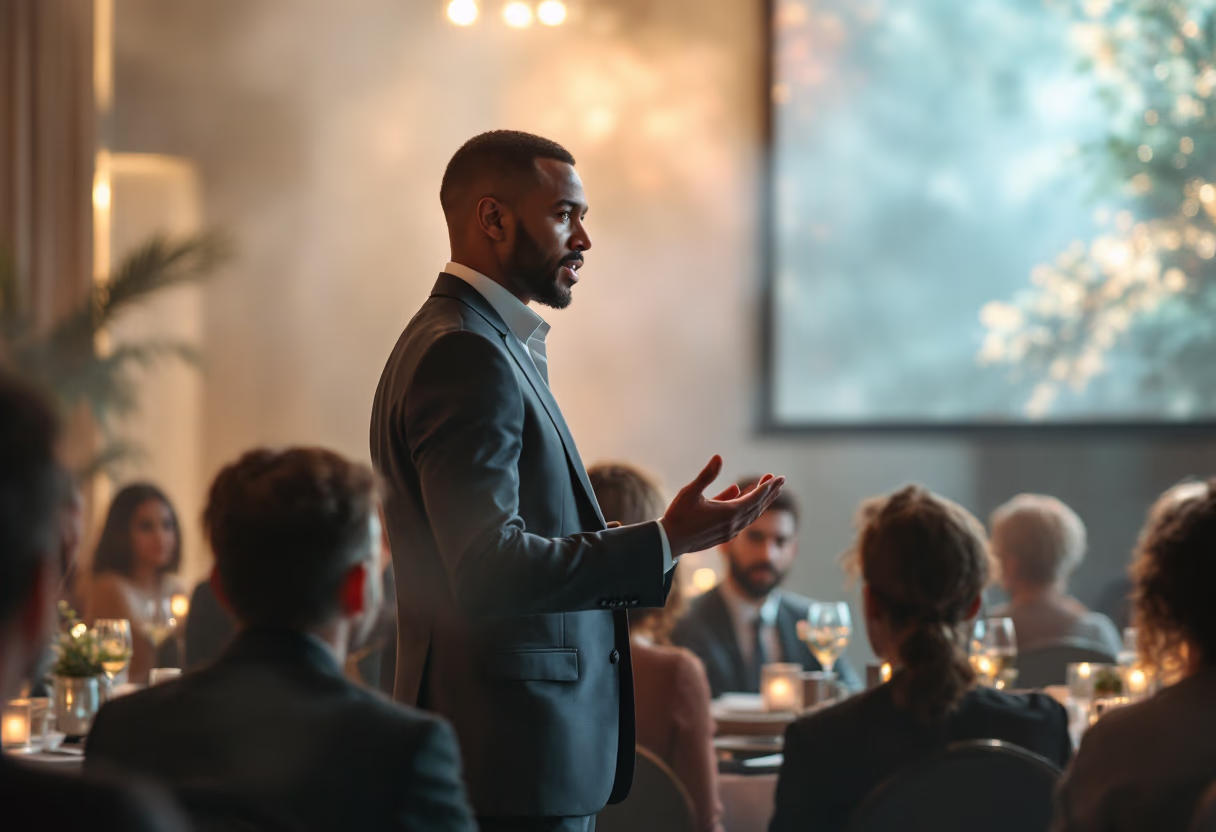 Wedding planner reviewing timeline