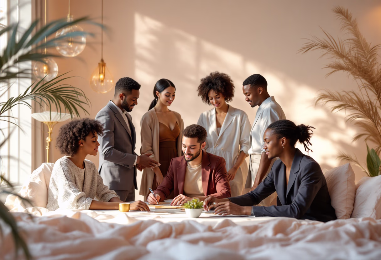 Couple and guests on dance floor